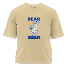 Bear or Beer Baskılı Oversize Tişört