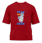 Bear or Beer Baskılı Oversize Tişört