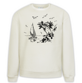 Peace Baskılı Premium Oversize Sweatshirt