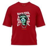 Newyorker Baskılı Oversize Tişört