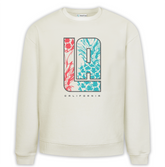LA California Baskılı Premium Oversize Sweatshirt