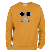 Bıyık Baskılı Regular Sweatshirt