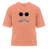 Bıyık Baskılı Oversize Tişört