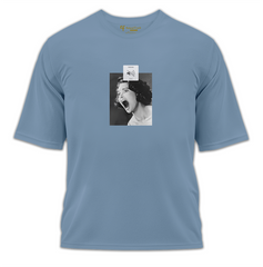 Silent Scream Baskılı Oversize Tişört