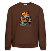Make Your Mind Up Baskılı Premium Oversize Sweatshirt