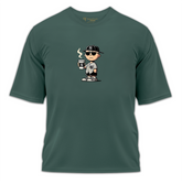 Baseball Coffee Baskılı Oversize Tişört