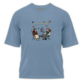 Camping Baskılı Oversize Tişört