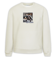 Cat Mafia Baskılı Premium Oversize Sweatshirt