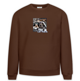 Cat Mafia Baskılı Premium Oversize Sweatshirt