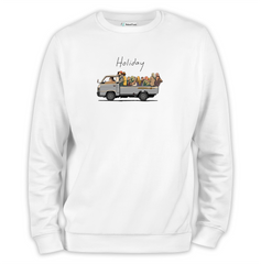 Holiday Baskılı Regular Sweatshirt