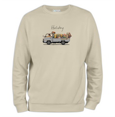 Holiday Baskılı Regular Sweatshirt