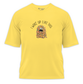 I Woke Up Baskılı Oversize Tişört