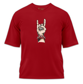 Rock & Roll Baskılı Oversize Tişört