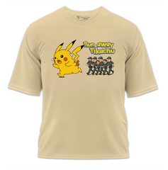 Run Away Pikachu Baskılı Oversize Tişört