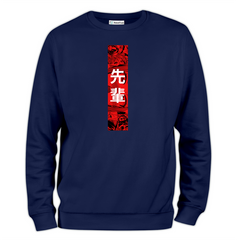 Senpai Baskılı Regular Sweatshirt