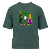 Shock Mario Baskılı Oversize Tişört