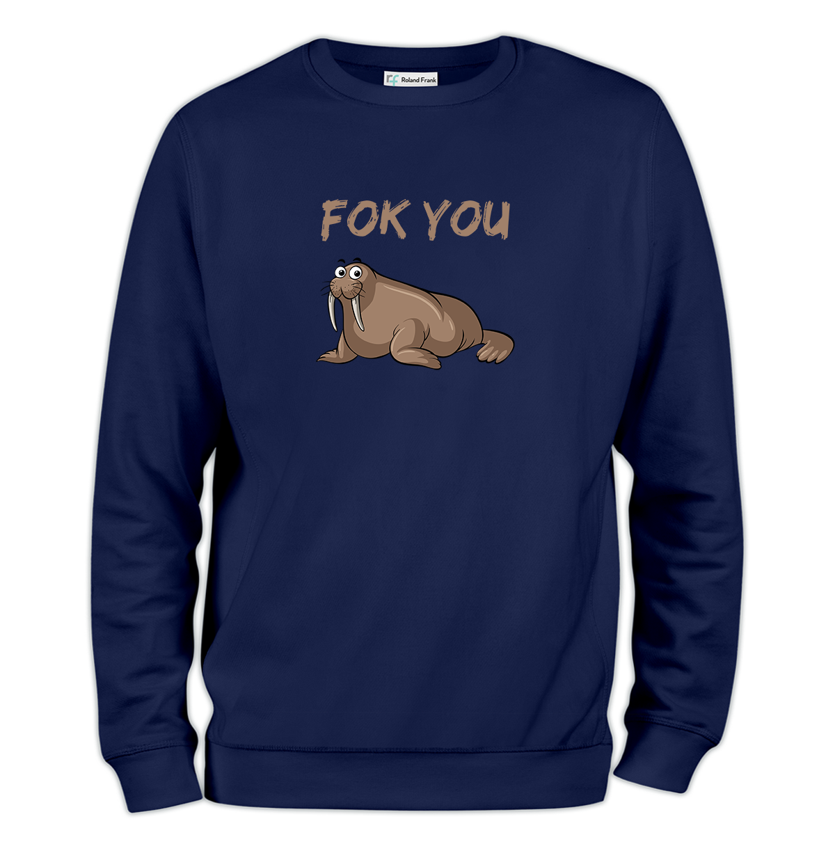 Fok You Baskılı Regular Sweatshirt