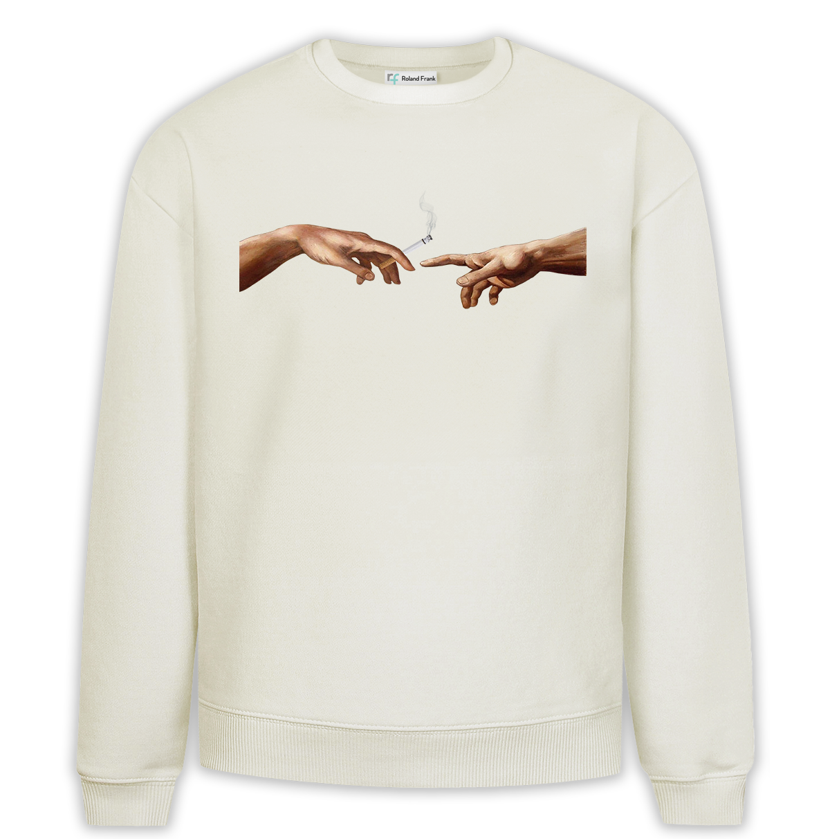 Zeus Smoke Baskılı Premium Oversize Sweatshirt