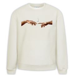 Zeus Smoke Baskılı Premium Oversize Sweatshirt