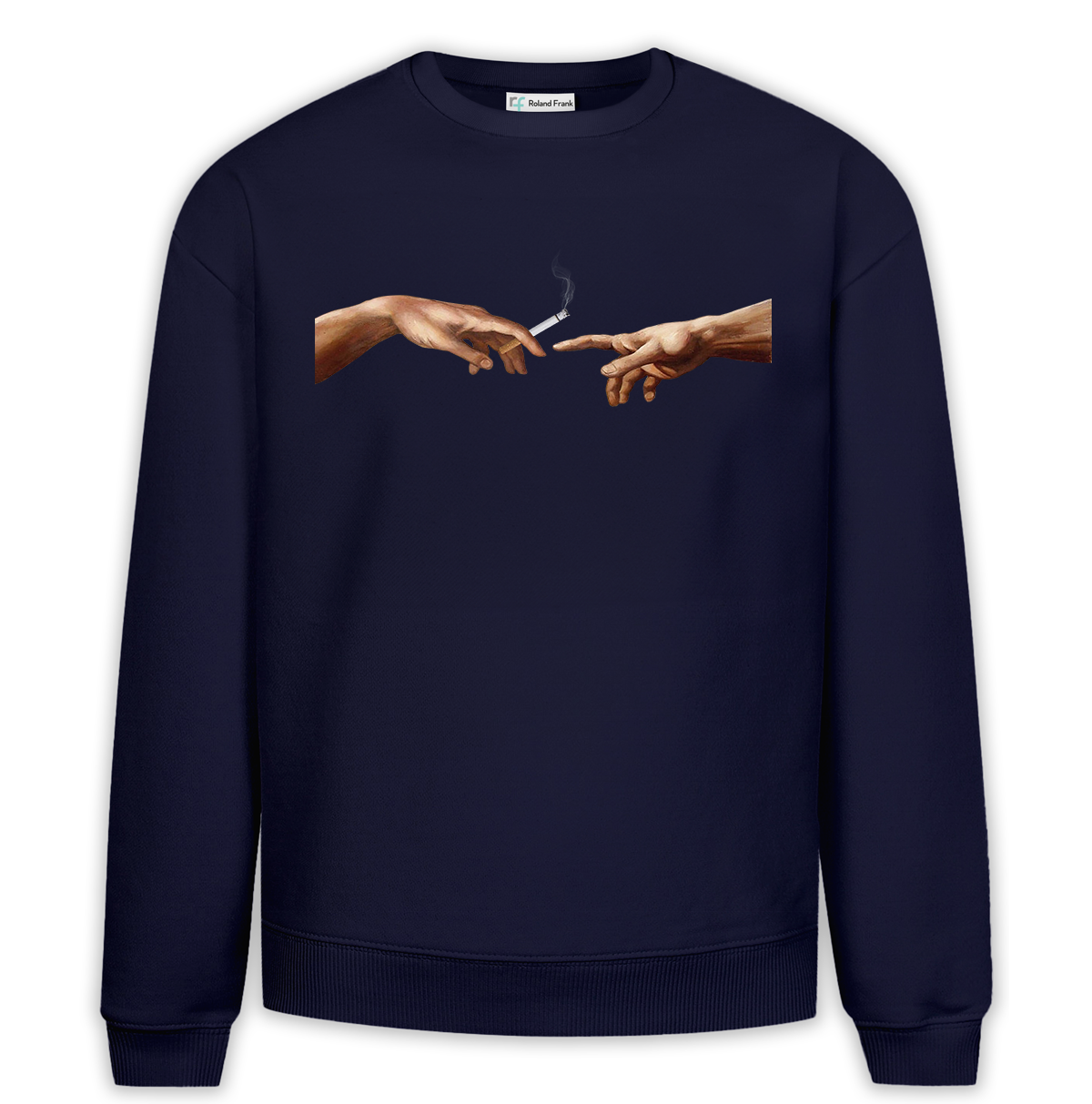 Zeus Smoke Baskılı Premium Oversize Sweatshirt