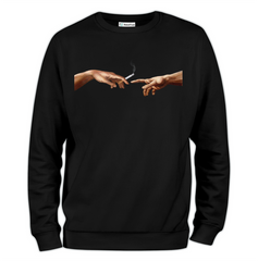 Zeus Smoke Baskılı Regular Sweatshirt