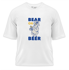 Bear or Beer Baskılı Oversize Tişört