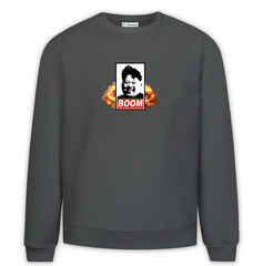 Boom Baskılı Premium Oversize Sweatshirt