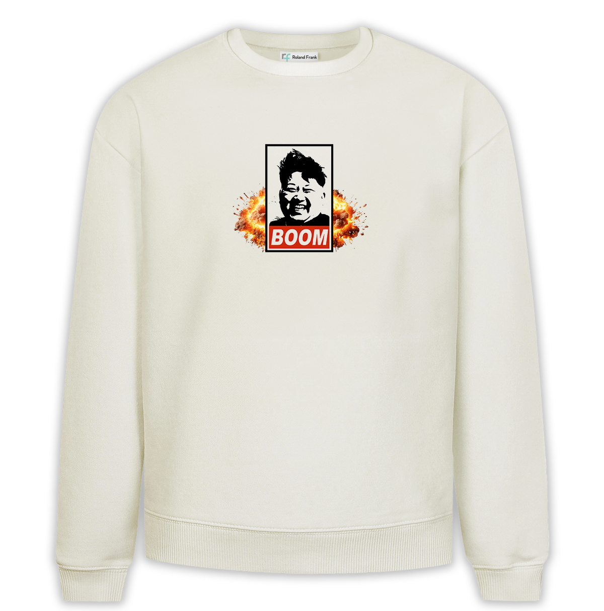 Boom Baskılı Premium Oversize Sweatshirt