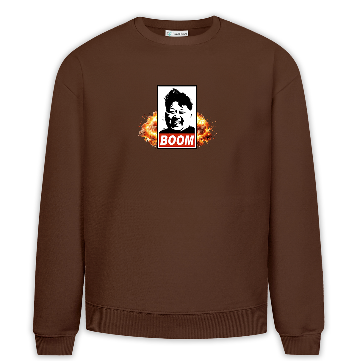 Boom Baskılı Premium Oversize Sweatshirt