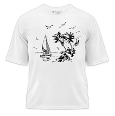 Peace Baskılı Oversize Tişört