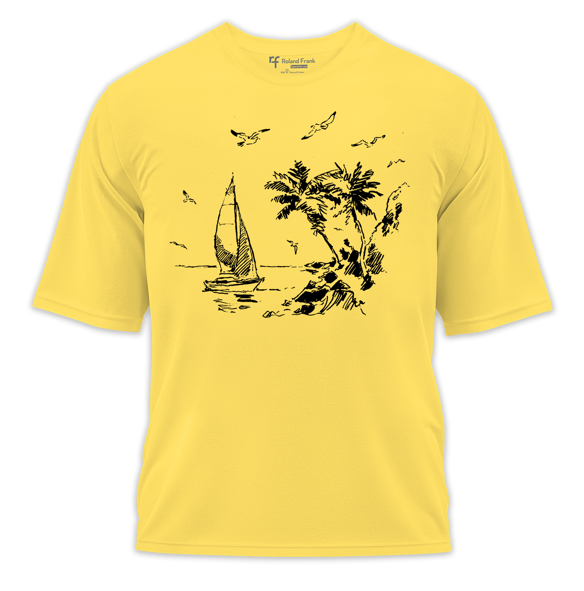 Peace Baskılı Oversize Tişört