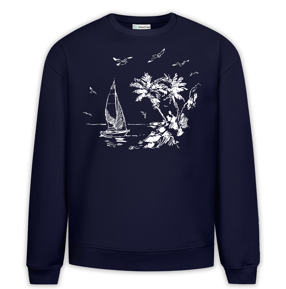 Peace Baskılı Premium Oversize Sweatshirt