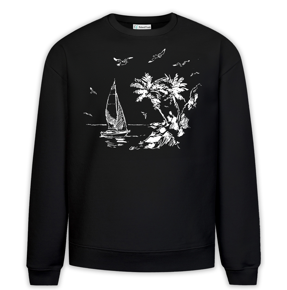 Peace Baskılı Premium Oversize Sweatshirt