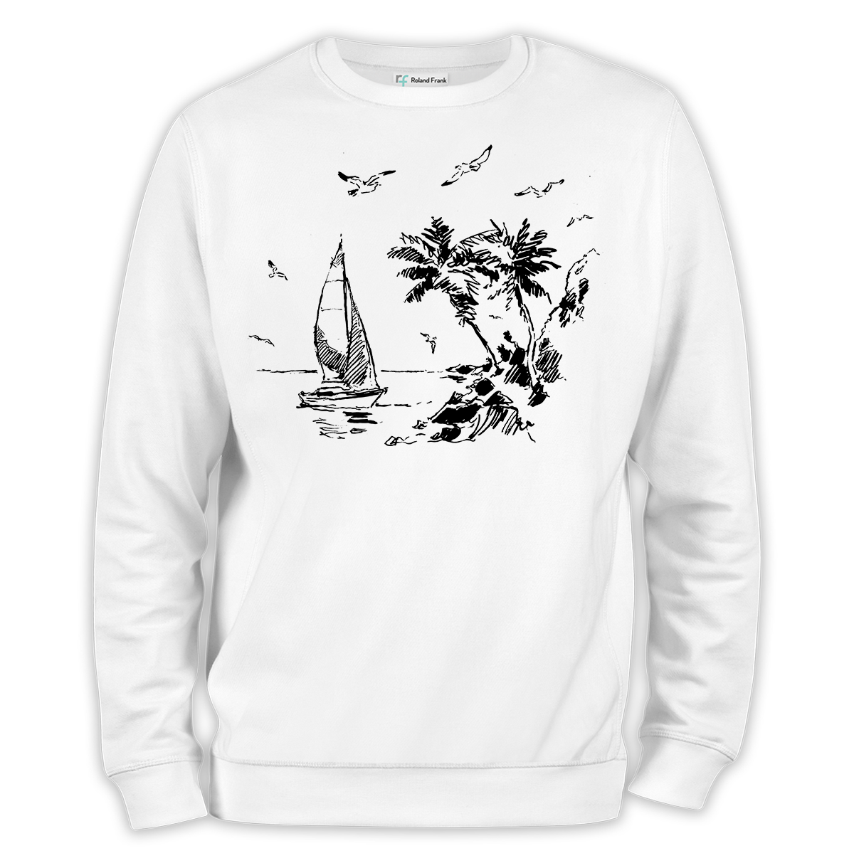 Peace Baskılı Regular Sweatshirt