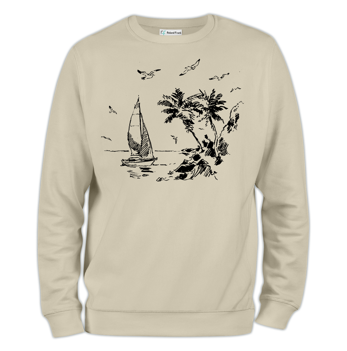 Peace Baskılı Regular Sweatshirt
