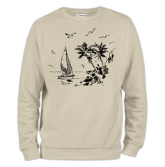 Peace Baskılı Regular Sweatshirt