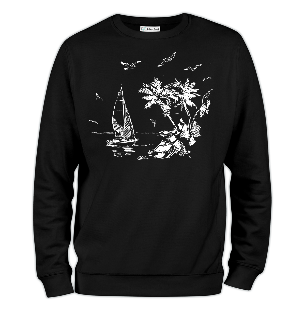 Peace Baskılı Regular Sweatshirt