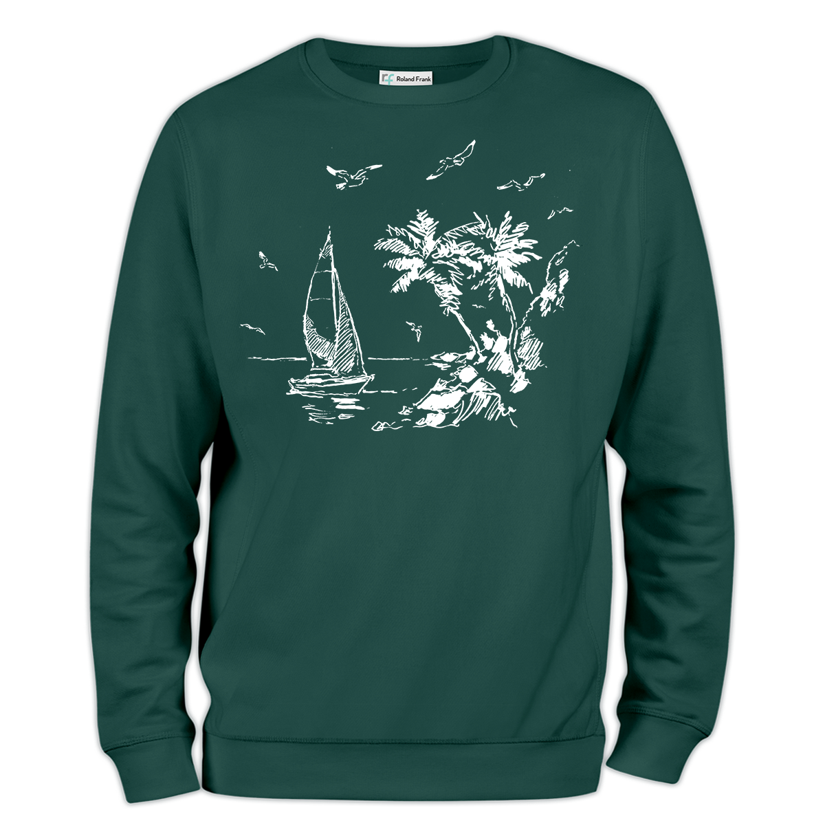 Peace Baskılı Regular Sweatshirt