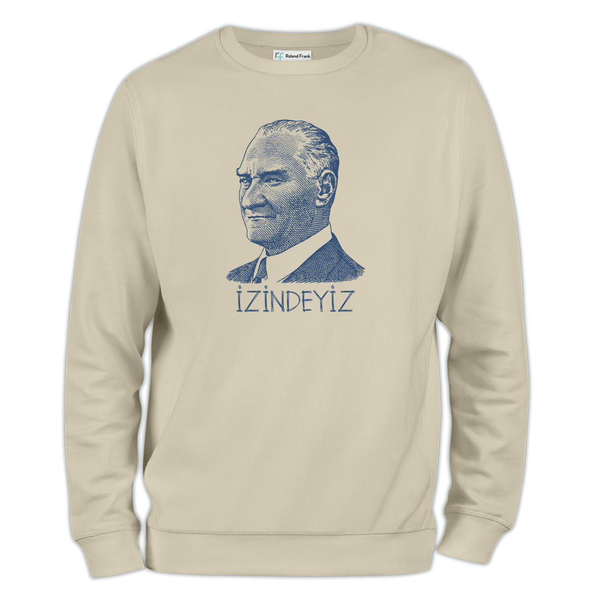 İzindeyiz Baskılı Regular Sweatshirt
