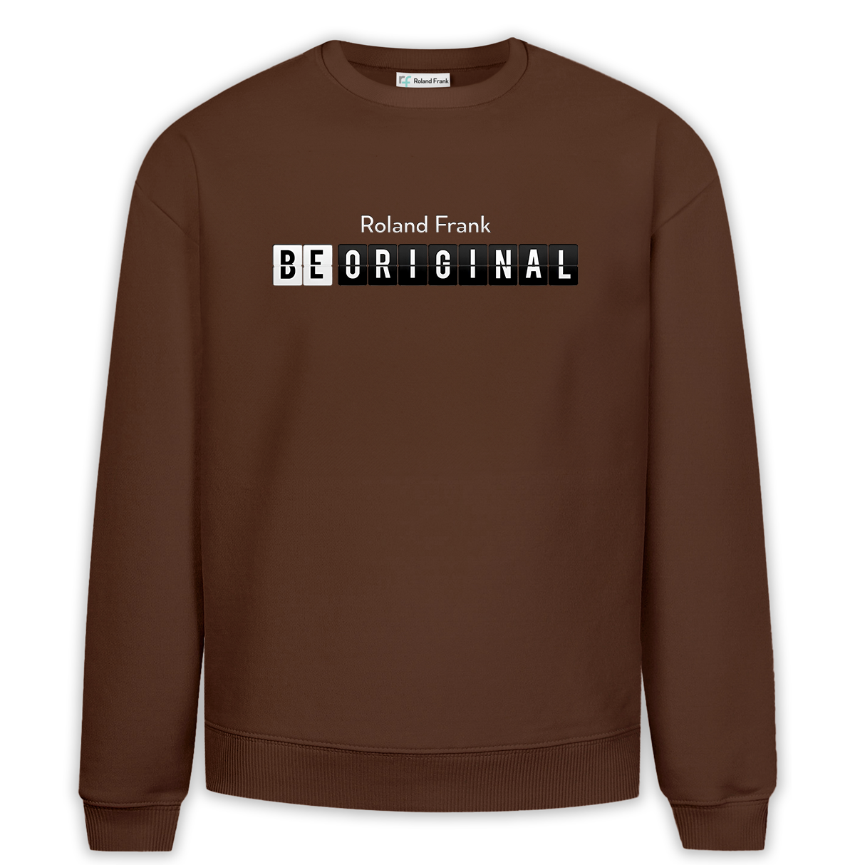 Be Original Baskılı Premium Oversize Sweatshirt