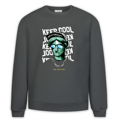 Newyorker Baskılı Premium Oversize Sweatshirt
