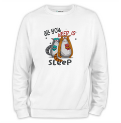 All You Need Baskılı Regular Sweatshirt