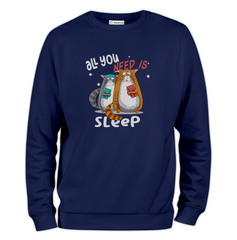 All You Need Baskılı Regular Sweatshirt