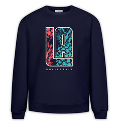 LA California Baskılı Premium Oversize Sweatshirt