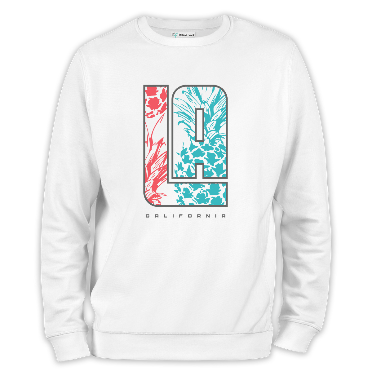 LA California Baskılı Regular Sweatshirt