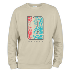 LA California Baskılı Regular Sweatshirt