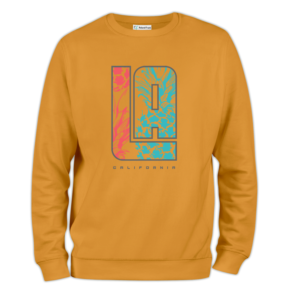 LA California Baskılı Regular Sweatshirt