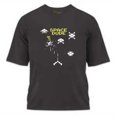 Space Dude Baskılı Oversize Tişört