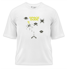 Space Dude Baskılı Oversize Tişört