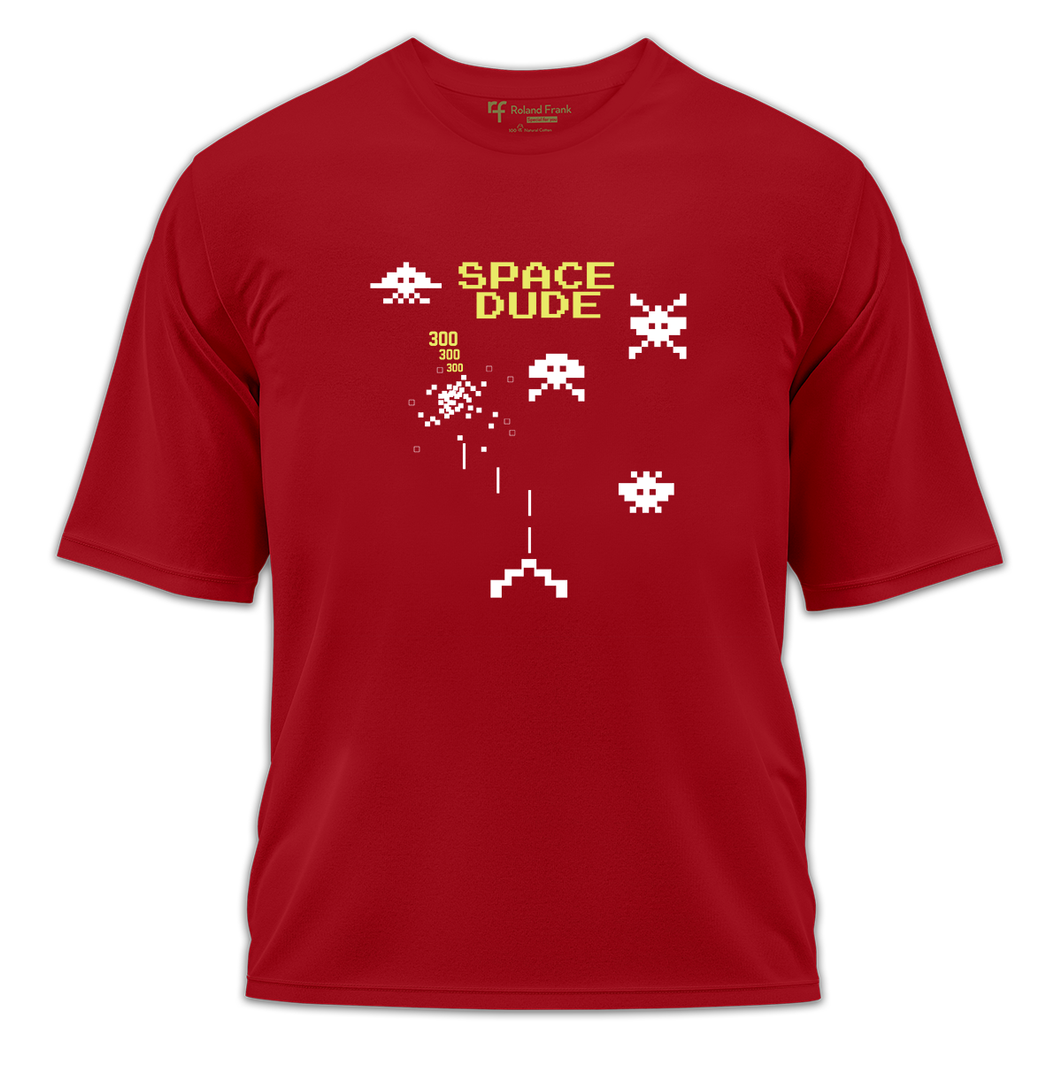 Space Dude Baskılı Oversize Tişört